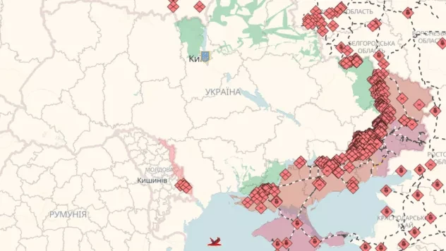 Онлайн-карта бойових дій в Україні: де точаться бої на 01.09.2026